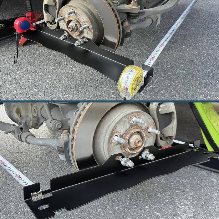 🛠️Pair of Wheel Alignment Tools – Heavy-Duty Toe-In Positioning Plates with Hanging Holes for Easy Wall Storage