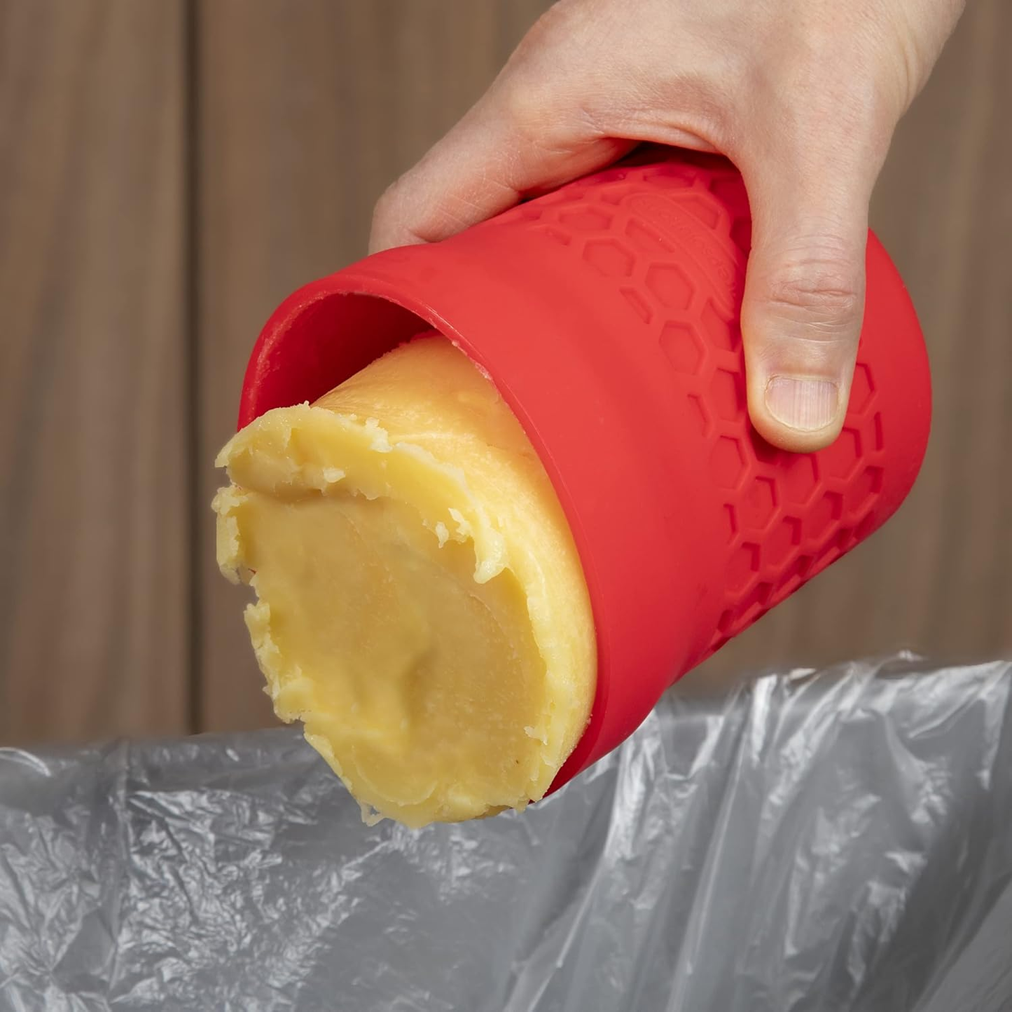 2 PCS Heat-Resistant Silicone Grease Strainer & Keeper