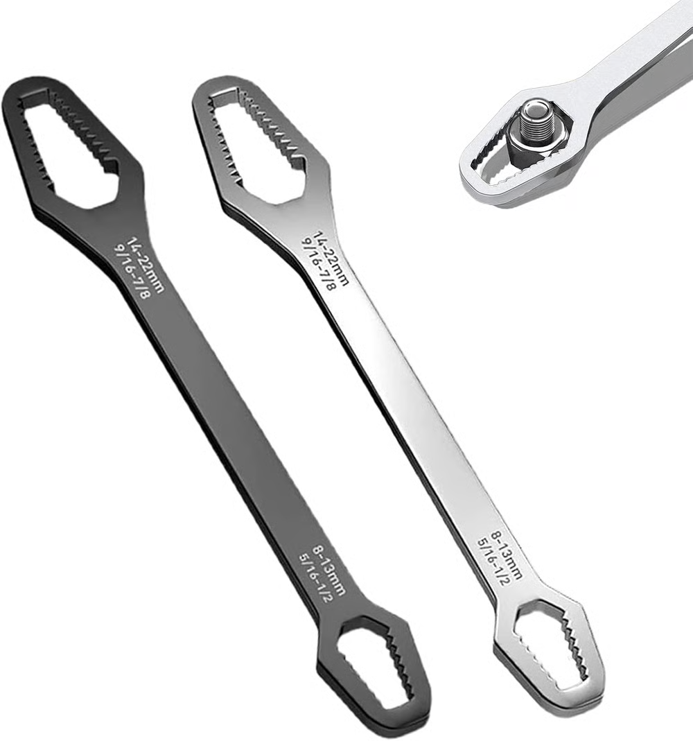 8-22mm Universal Torx Wrench Set, Double-ended Self-tightening Adjustable Wrench Tools