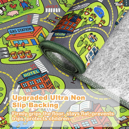 Upgrade Ultra Non Slip Kids Car Rug
