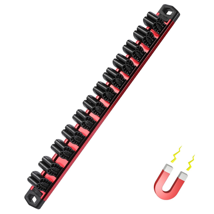 Magnetic Screwdriver Organizer and Wrench Organizer,12-Slot Screwdriver and Wrench Holder