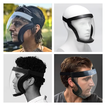 Clear HD-Visibility Anti-Fog Full Face Shield Upgraded