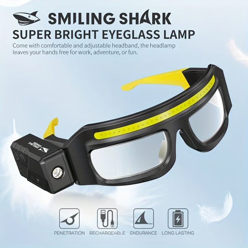 👓️👓️LED glasses with motion sensors and touch control, suitable for running, camping