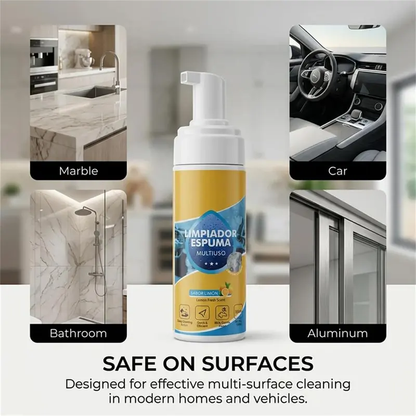 4-in-1 Multi-Enzyme Foam Cleaner, Kitchen Grease, Bathroom Tiles, Sofa Upholstery