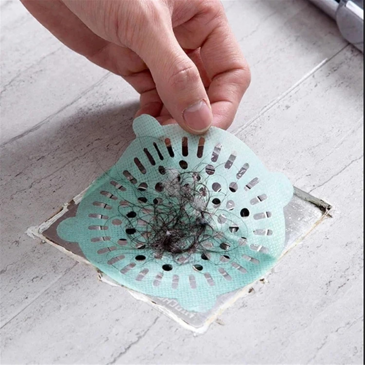 🔥Disposable Floor Drain Sticker, Shower Drain Hair Catcher