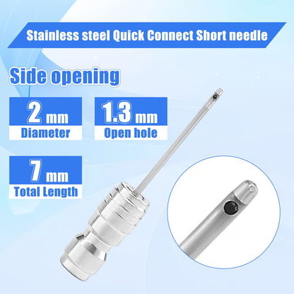 Tool Daily Heavy Duty Hose High-Pressure Washer Spray Nozzle Kit for Drum Washing Machine & AC 4 Pack Straight/Side Spray Nozzles 7cm & 22.5cm 40° Tips 1-2GPM