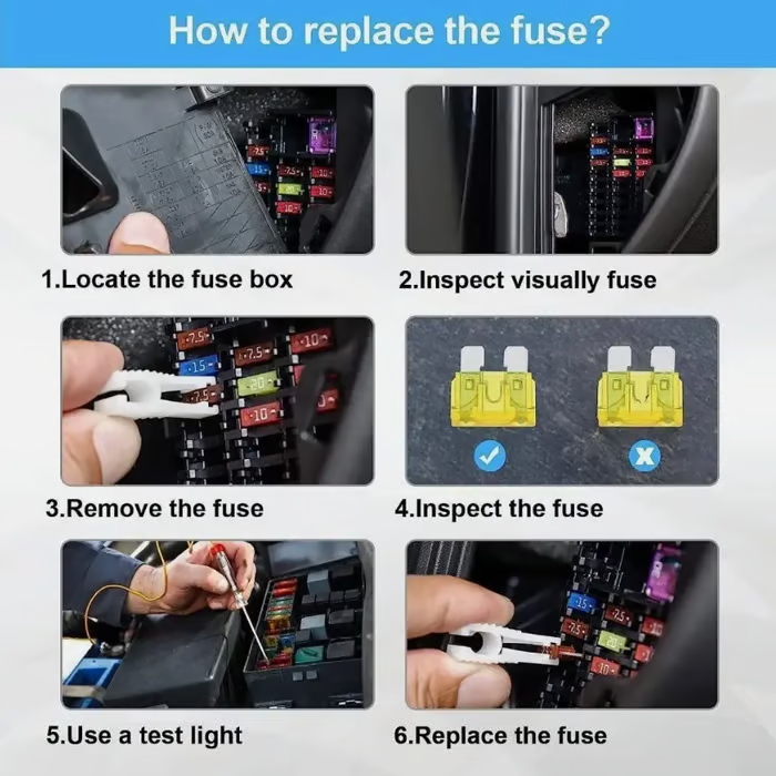 306PCS&Car Blade Fuse Assortment Set with Assorted Car Blade Fuses