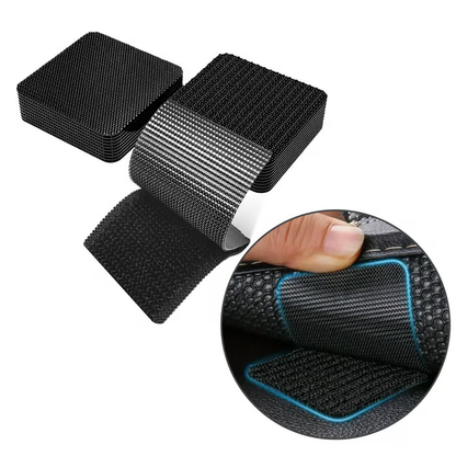 Hook and Loop Strips with Adhesive, Multi-Purpose Non-Slip Double Sided Snap Fastening Tape, Fixing Tape for Sofa Carpet