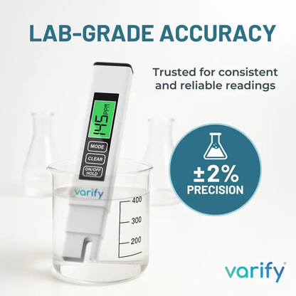 🧪VARIFY 4-in-1 TDS Meter Digital Water Tester