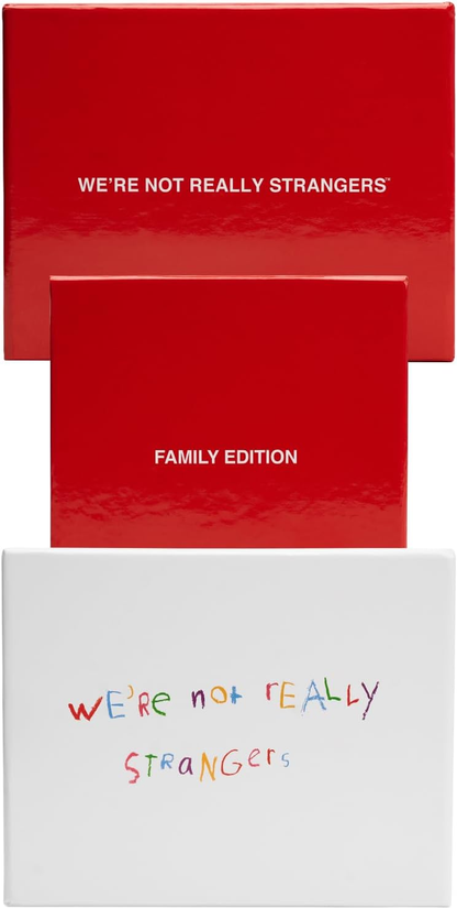 WE'RE NOT REALLY STRANGERS Card Game - 150 Conversation Cards for Adults, Teens, Couples, & Strangers - Icebreaker Questions for Game Night or Date Night, Ages 15+, 2-6 Players