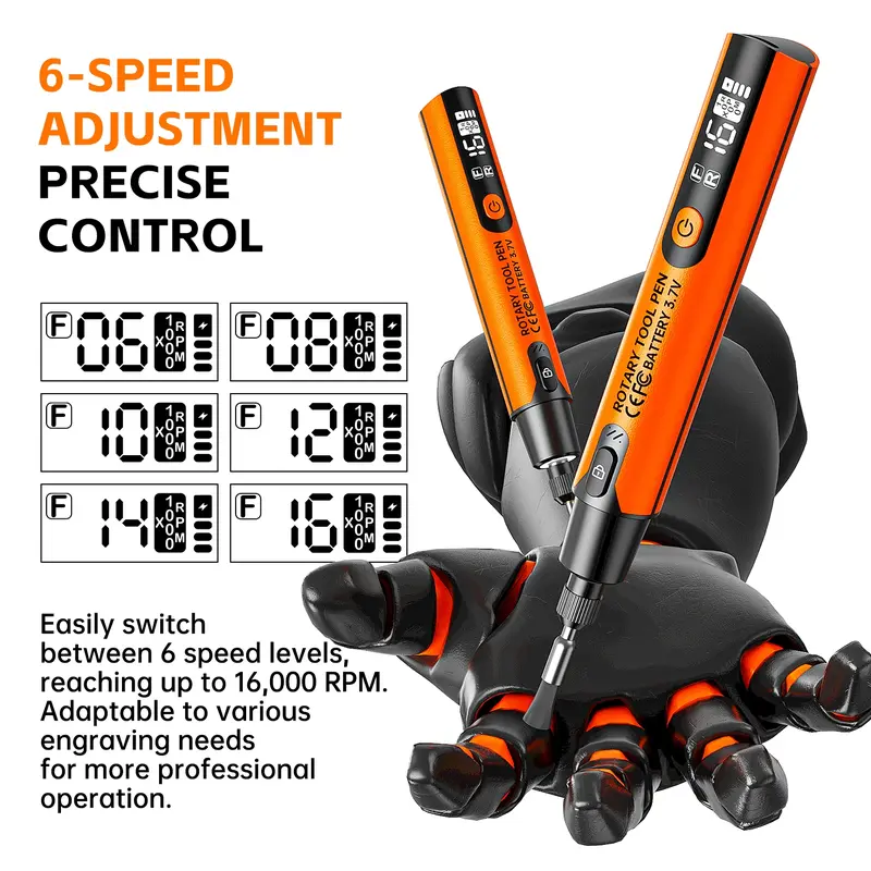 39pcs USB-Powered Electric Grinding & Polishing Tool Set rving - DIY Craft Polishing Rotary Tool Set