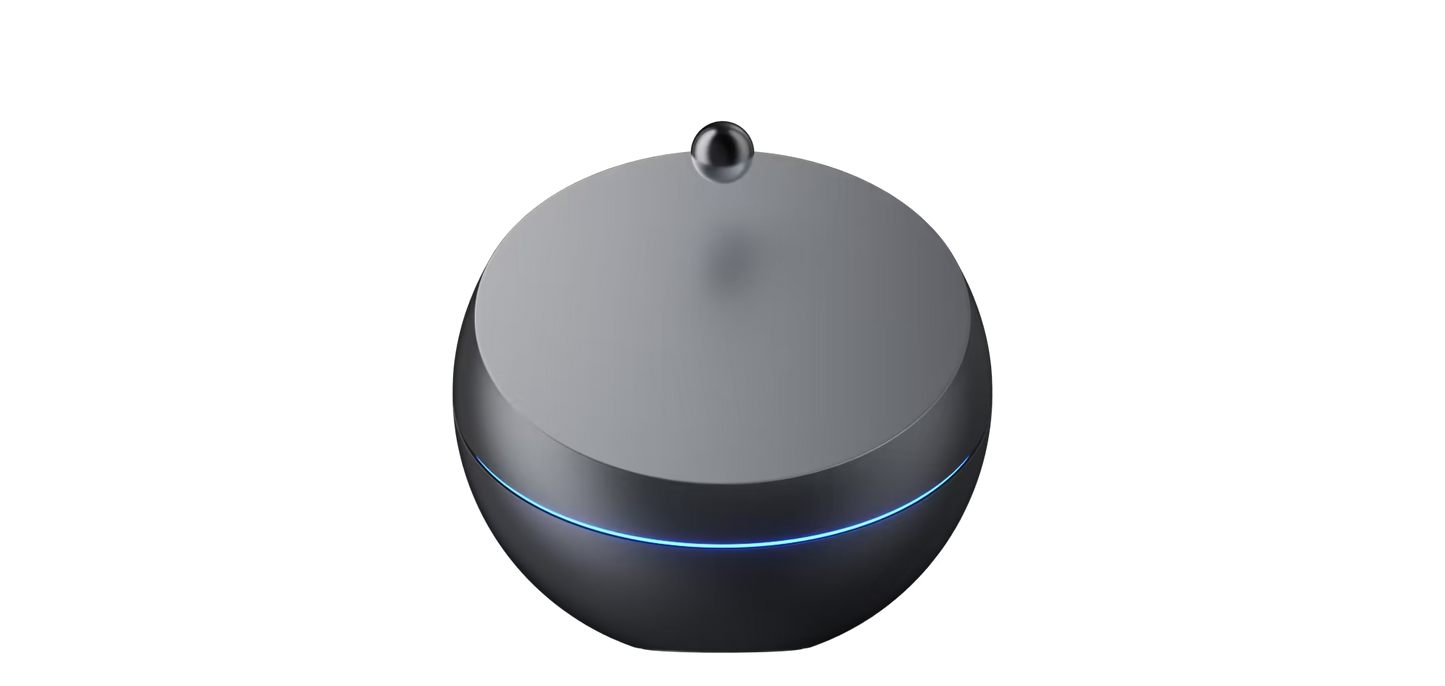 "Gravity Universe Time": A magnetic clock featuring a levitating miniature planet as its pointer