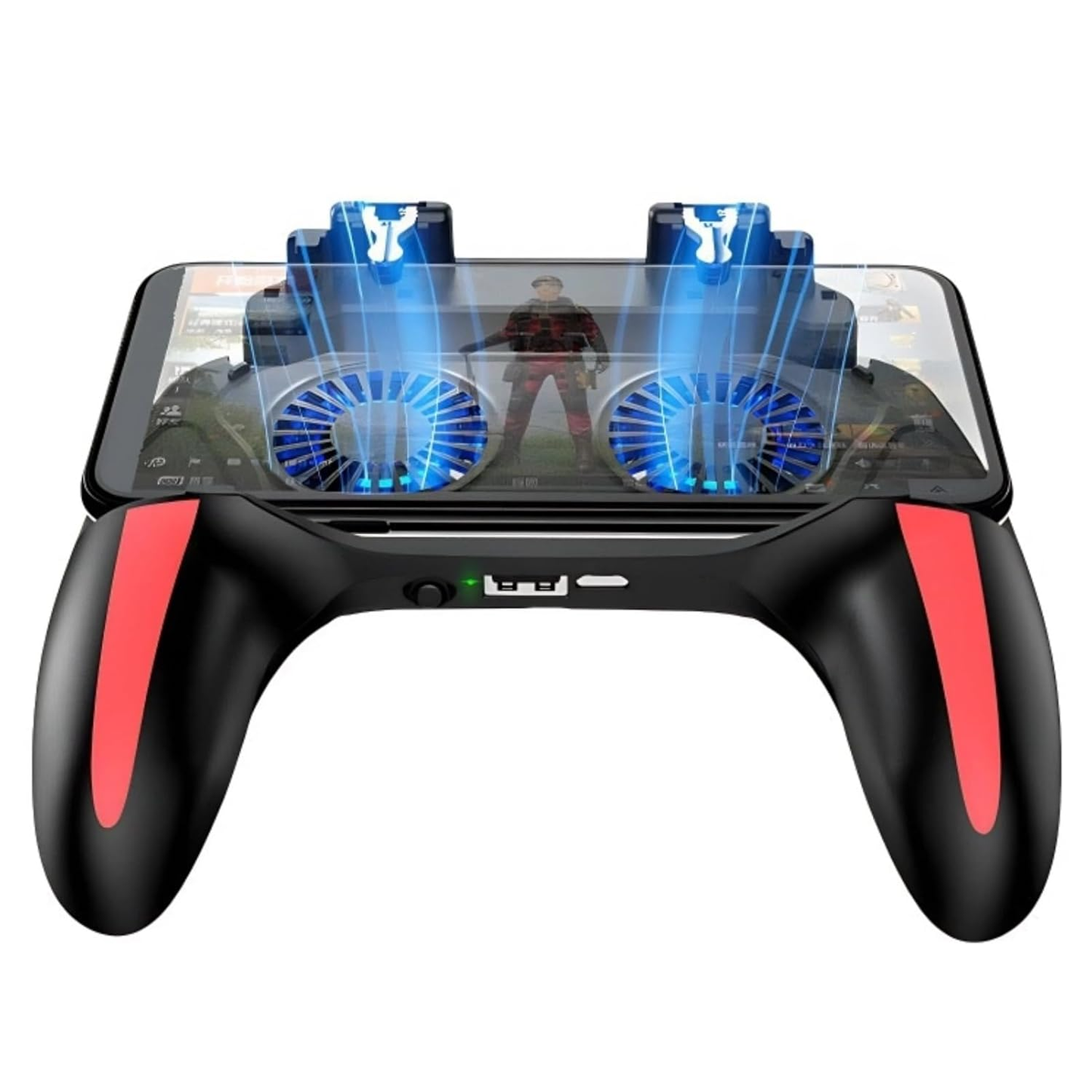 Mobile Phone Gamepad,  Mobile Game Controller with Dual Cooling Fans, 2500mah / 5000mah Battery Optional, Suitable for 4.7-6.5 Inch Mobile Phones