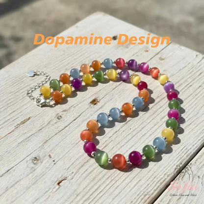 🌈 Sofia Dopamine UV Reactive Beaded Jewelry – Your New Summer Staple