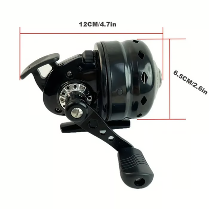 Stainless Steel Fish Shooting Fishing Reel, Comes with Reel Wrist Strap, Slingshot Fish Shooting Arrow Fish Shooting Outdoor Hunting Accessories
