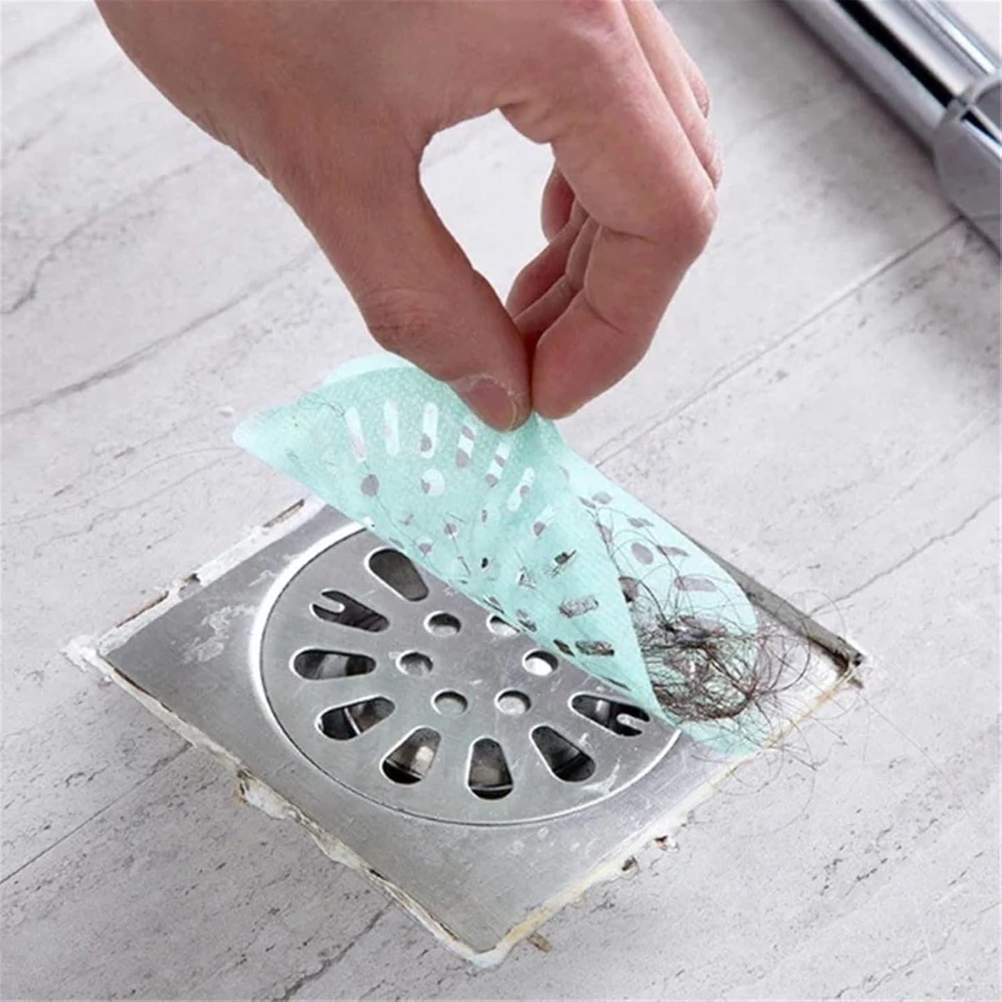🔥Disposable Floor Drain Sticker, Shower Drain Hair Catcher