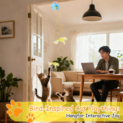 Interactive Hanging Cat Toy