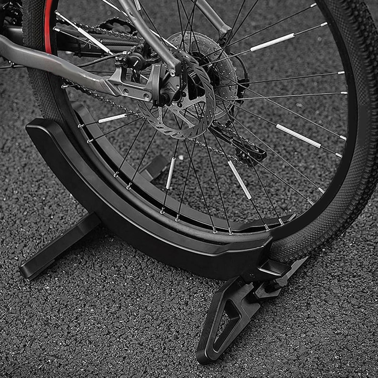 🚲️🚲️Bicycles Floor Stand Rack Bicycles Floor Stand Bikes Parking Rack Stand Bikes Storage Stand for Front Rear Wheel Parking