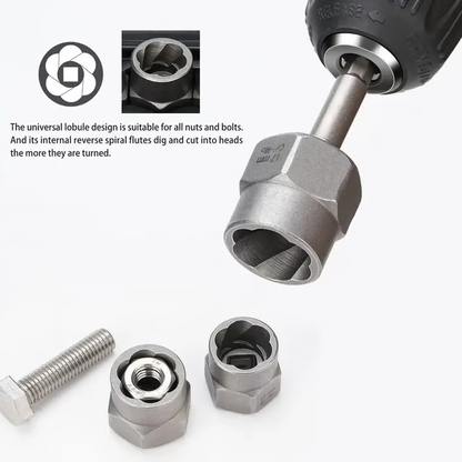 (Free Shipping)14 Counts Bolt Extractor Tool Set
