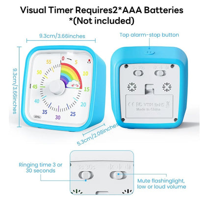 ⏳60-Min Visual Countdown Timer