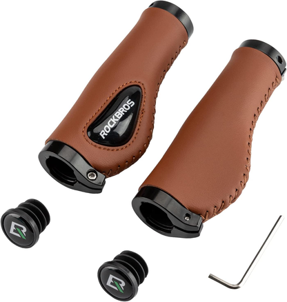 🚲️✨️Bike Handle Grips Ergonomics Design Soft Gel Dual Lock on Bicycle Handlebar Grips