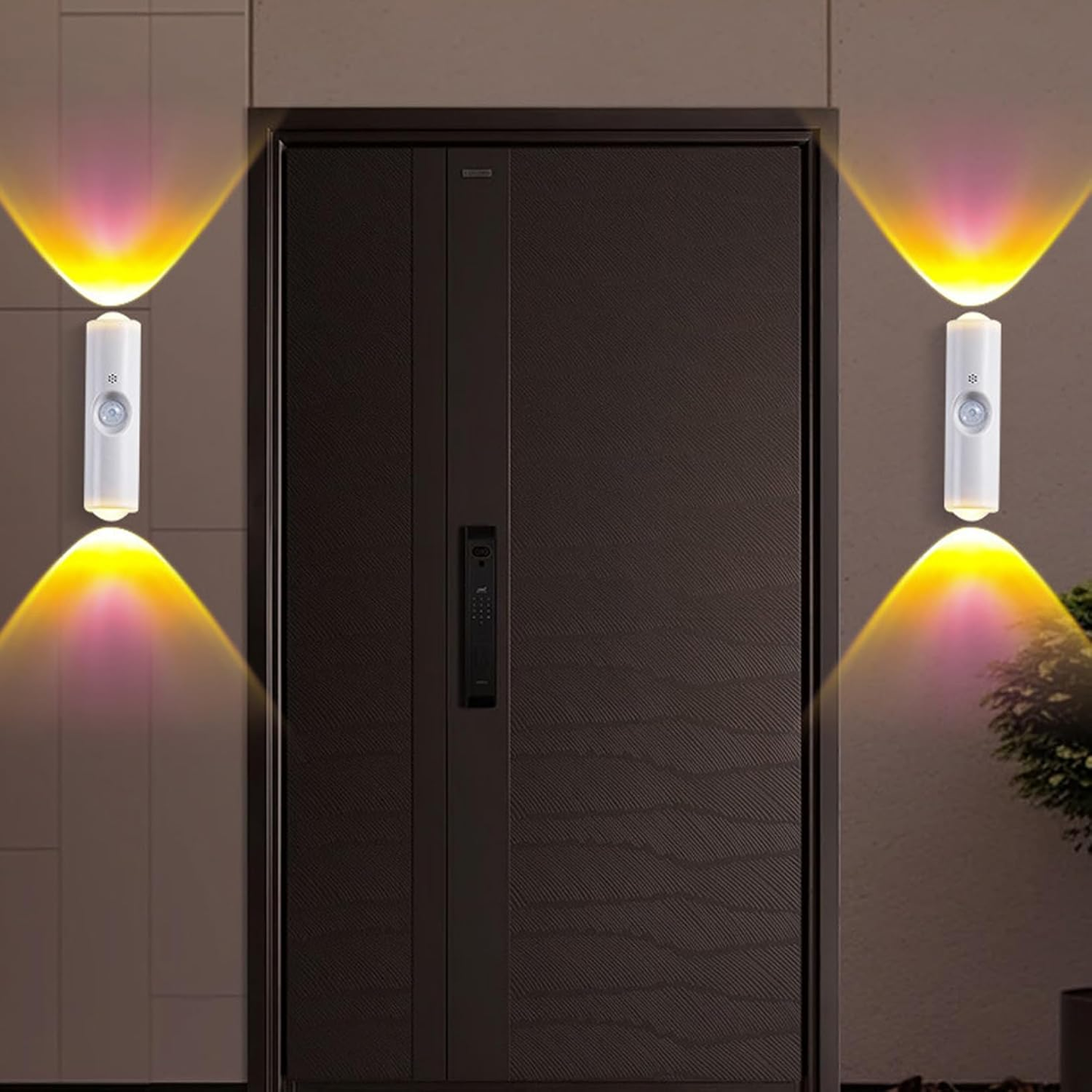 Motion Sensor Wall Lamp Indoor, Rechargeable Sensor Bathroom Light