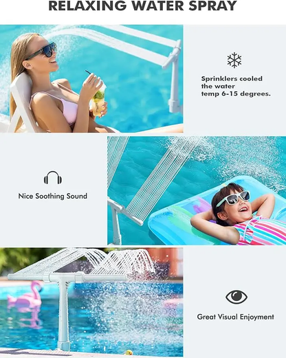 ⛲️Poolhacker Pool Fountain for Above-ground Pool & Inground Pool