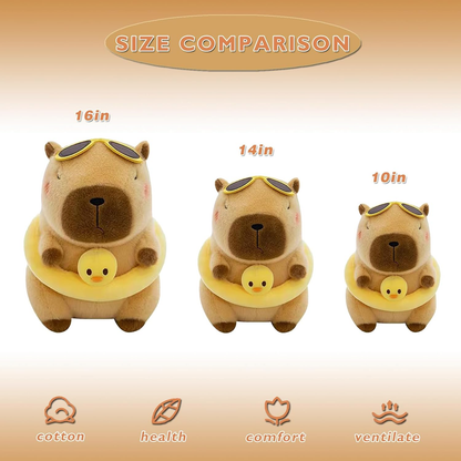 ✨️✨️Cute Capybara Plush, 10 Inch Capybara Stuffed Animal Kawaii Soft Capybara Doll Pillow Gifts for Boys Girls