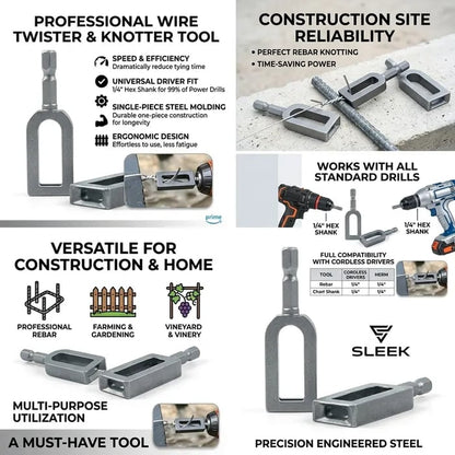 🛠️🛠️Multifunctional Wire Twister / Knotter — Sizes #9 & #11