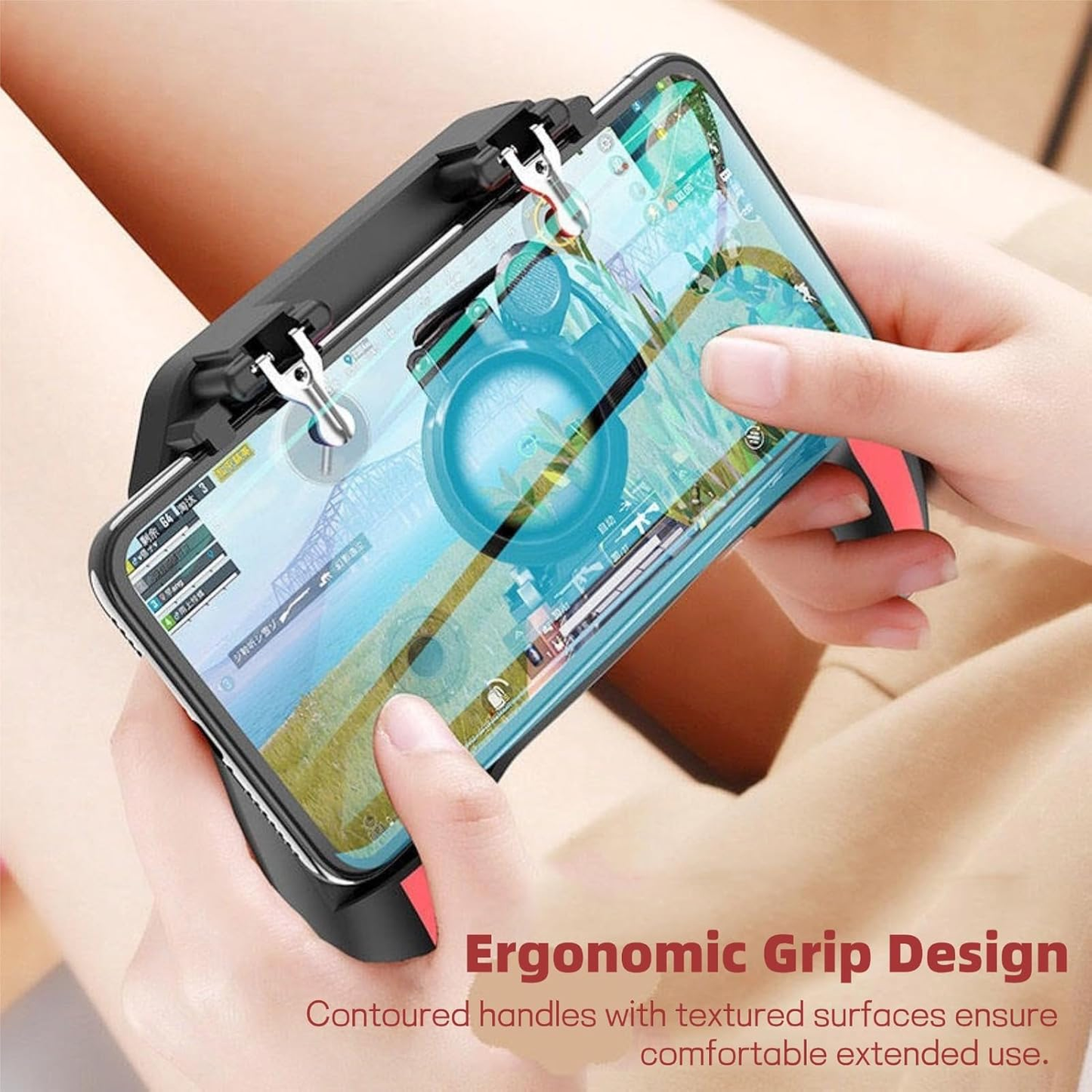Mobile Phone Gamepad,  Mobile Game Controller with Dual Cooling Fans, 2500mah / 5000mah Battery Optional, Suitable for 4.7-6.5 Inch Mobile Phones