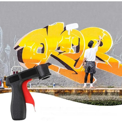 Spray Can Trigger Handle with Full Hand Grip, Convert Spray Cans to Paint Sprayer, Reusable Automotive Body Repair Paint Sprayer