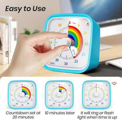 ⏳60-Min Visual Countdown Timer
