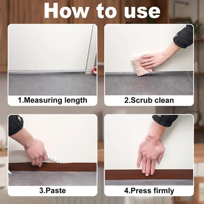 16.4Ft Door Weather Stripping, (1.38in Width) Weather Stripping Door Draft Stopper（3 PCS）