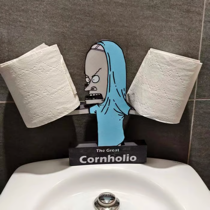 Toilet Paper Holder with Character Design