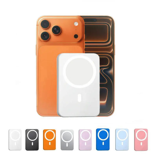 📱🚀5000mAh Magnetic Power Bank for iPhone 12–17 Series, Works Best with MagSafe Case or No Case