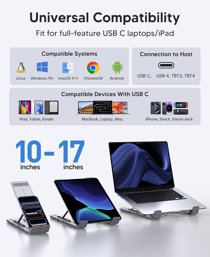 Laptop Docking Station Stand