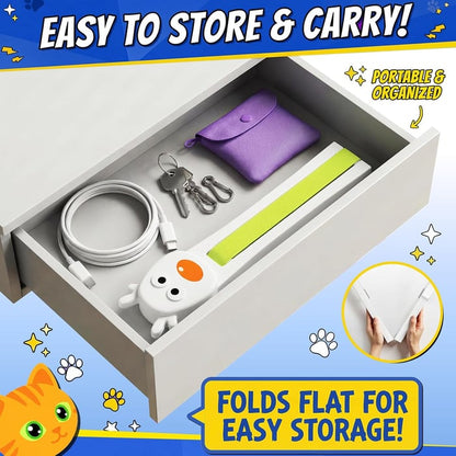 Interactive Cat Toys for Indoor Cats - Automatic Cat Toys with Motorized String Action