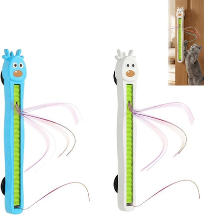 Interactive Cat Toys for Indoor Cats - Automatic Cat Toys with Motorized String Action