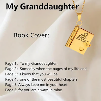 ✨️⭐For Granddaughter - The Most Beautiful Chapter Book Necklace