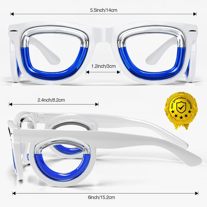 ✨️Adult Anti- Motion Sickness Smart Glasses, Ultra-Light Portable Nausea Relief Liquid Glasses, Carsickness Airsickness Seasickness Glasses, Kids Travel/Cruise Essentials