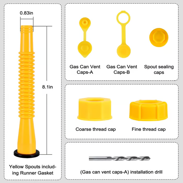 🛠️🛠️Replacement Tanks Gas Tank Nozzle Kit