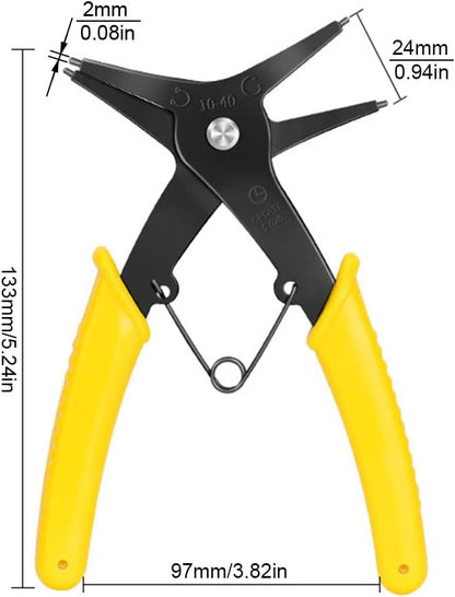🛠️🛠️2 in 1 Snap Ring Pliers - Internal & External Circlip Pliers
