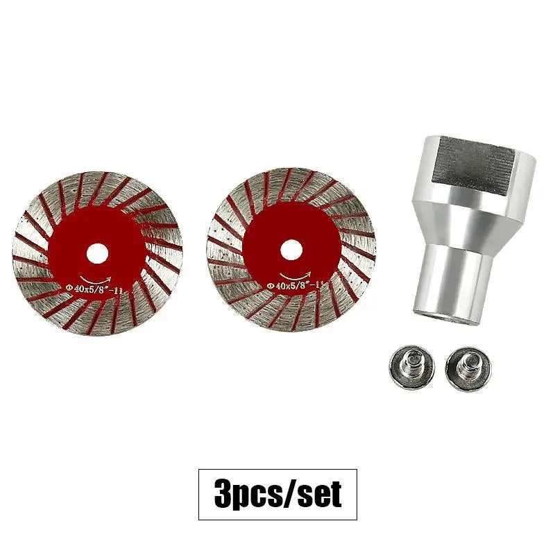 5PCS 1.57"(40MM) Diamond Saw Blades for Granite, Marble, Sandstone, Tombstone & Stone