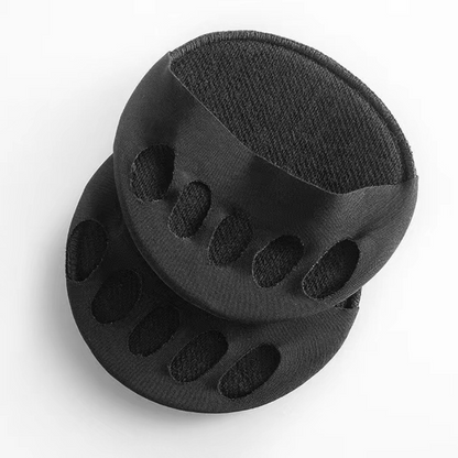 10 Pairs Ball of Foot Cushion Socks,Women's Toe Cover with Padding Toe Topper Liner Socks Non-Skid Bottom