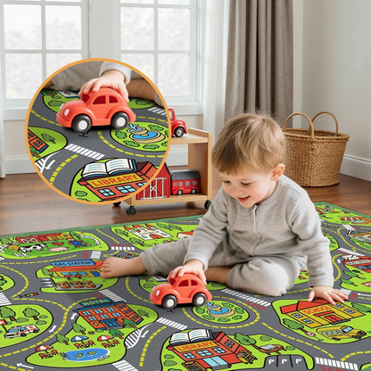 Upgrade Ultra Non Slip Kids Car Rug