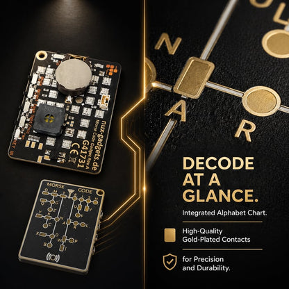Morse Code Trainer Card Pro (LED Edition)