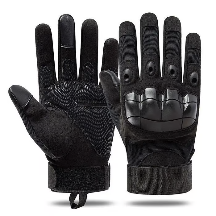 🧤🧤2PCS Tactical Full Finger Gloves with Soft Knuckle Protection,Touchscreen,Non-Slip,Breathable,For Outdoor Sports, Motorcycle Riding, Training,Hunting,MenWomen,work gloves