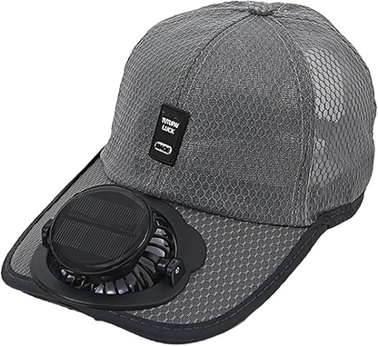 🔥🔥2026 Upgrade Solar Rechargeable Peak Cap, Men Women Cooling Sport Fan Hat USB Charging Fishing Camping Beach Hat