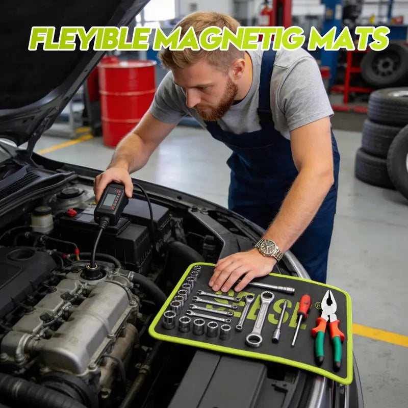 3PCS Flexible Magnetic Tool Mat & Tray Holder