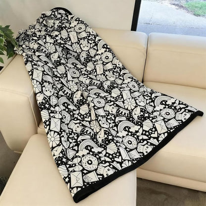 🎨DIY Coloring Blanket with Markers✨